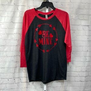 Next Level Be Mine Valentines medium shirt